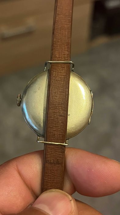 Vintage Ceasul de ofițer din Primul Război Mondial 1910.