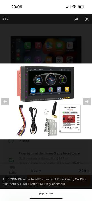 vand navigatie auto universala  7 inch
