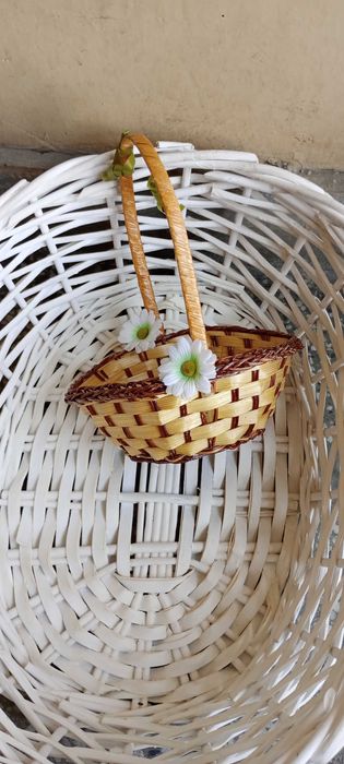 5 броя симпатични плетени кошници за 30 лв.