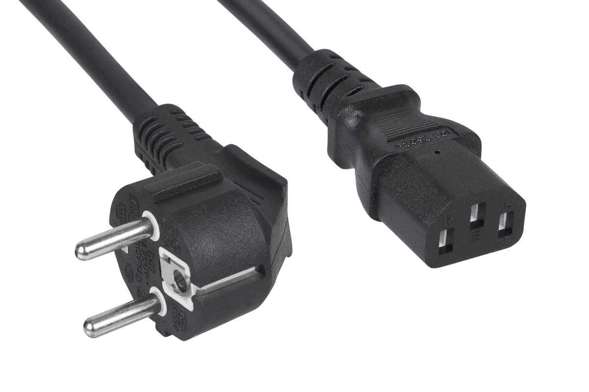 Силовой кабель, компьютерный шнур, электро кабель питания (Schuko+C13 .