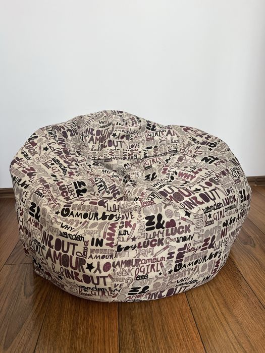 Bean bag XL-depozitare plusuri(SAC GOL)