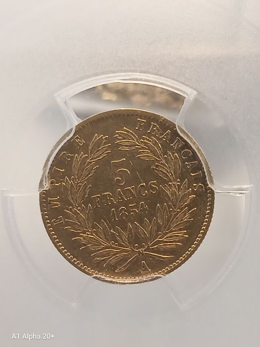 5 френски франка 1854 година