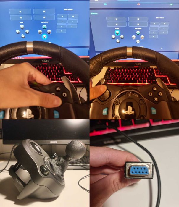 Volan Logitech G29 cu pedale și schimbător
