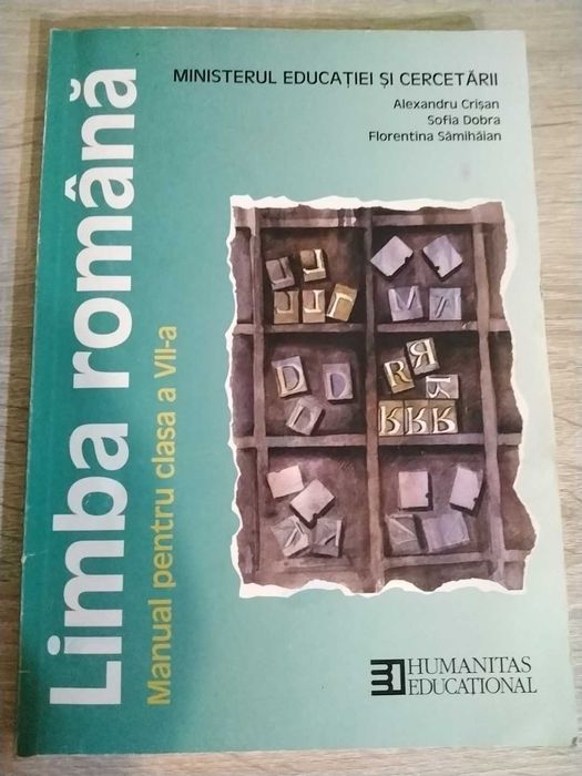 Manual de Limba romana, clasa VIII-A