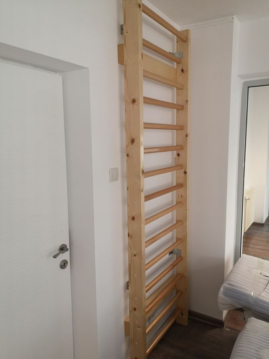 Spalier gimnastica cu 9 trepte 200/80cm -Lacuit