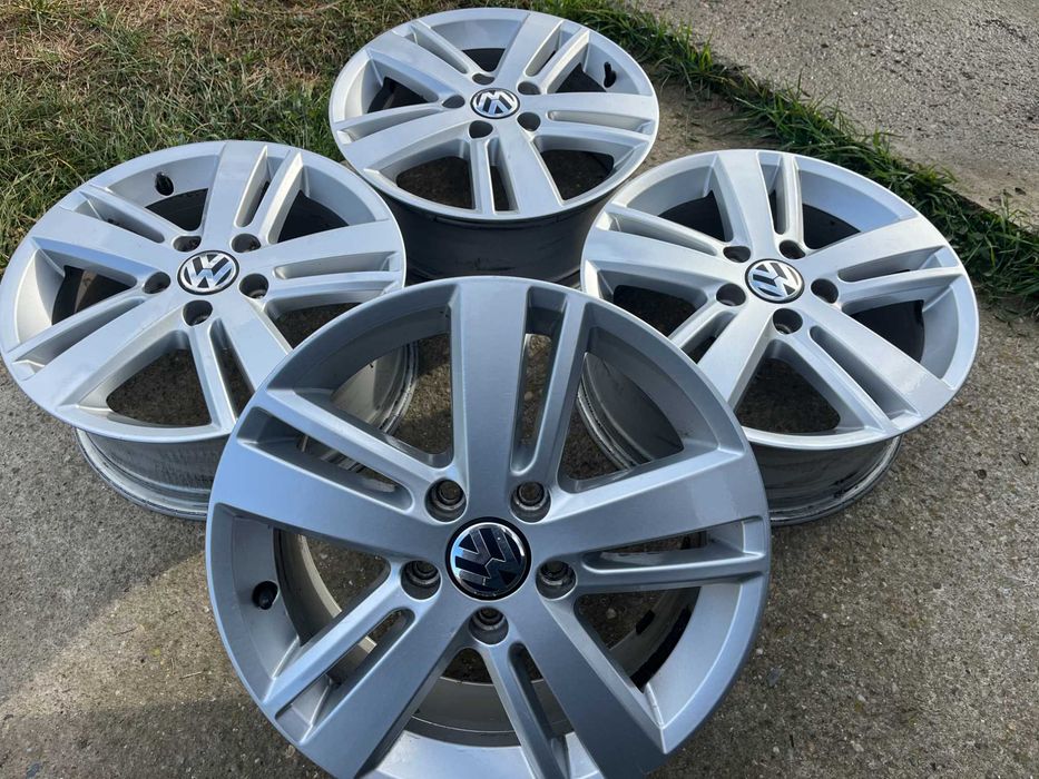 Jante Aluminiu pe 16 VW PASSAT GOLF Jetta Touran Caddy 5x112