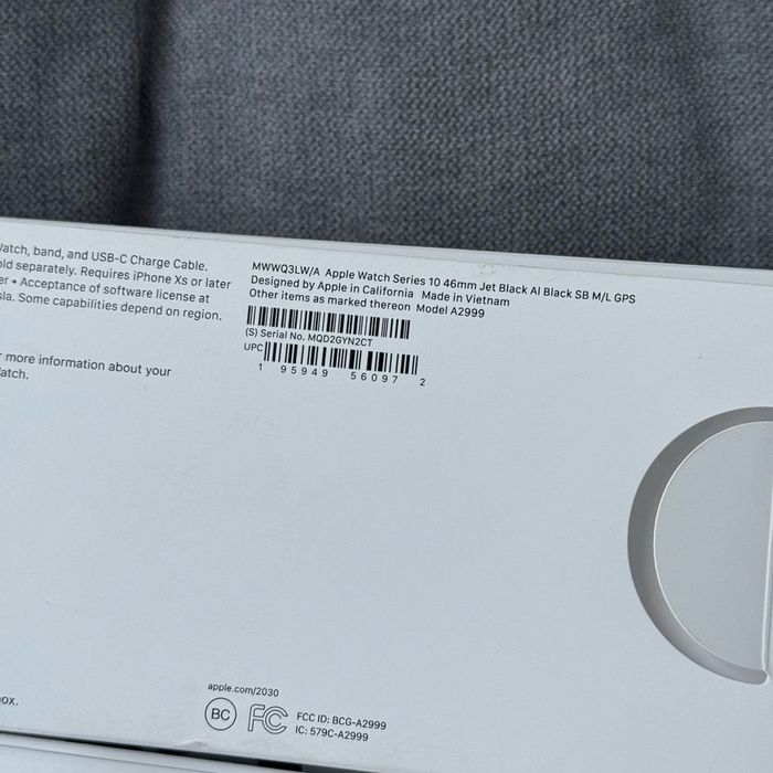 Apple iWatch Series 10 Jet Black 46mm 100%