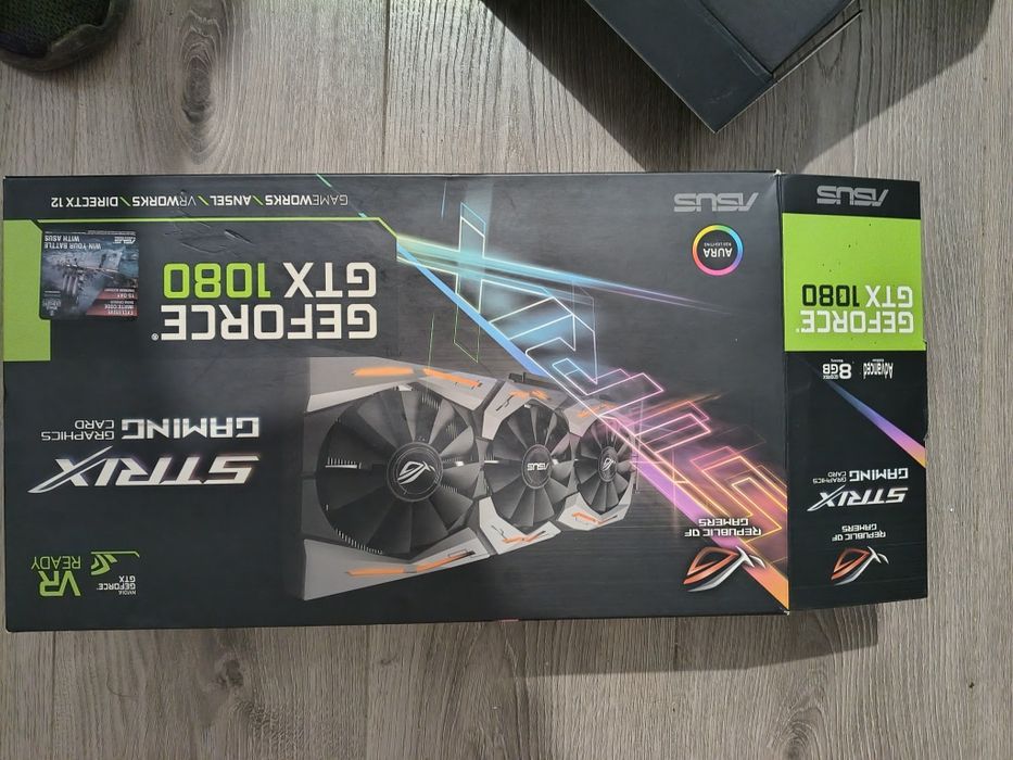 vand placa video gtx 1080 8gb asus strix full box second hand