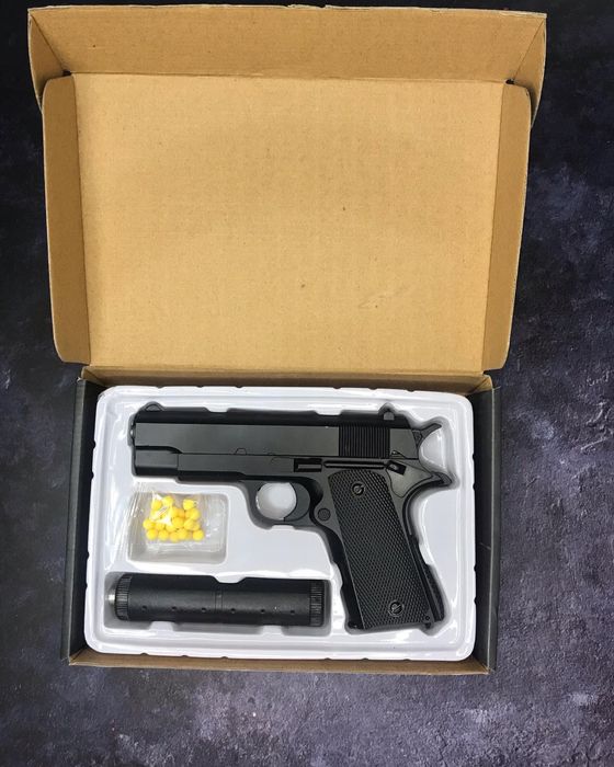 Детский игрушечный пистолет AIRSOFT GUN V2+