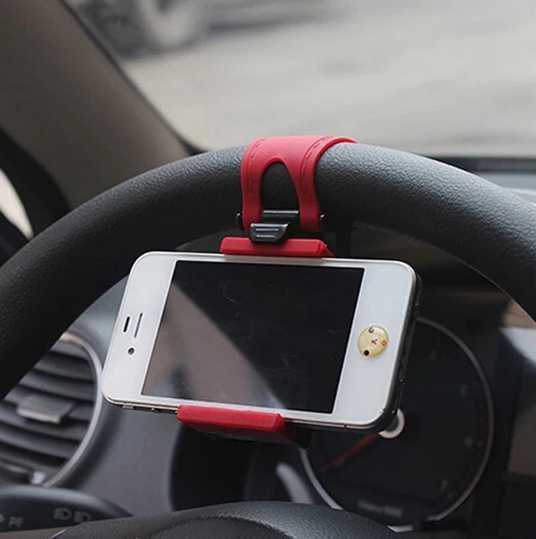 Стойка за телефон за волан на автомобил