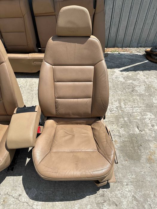 Interior complet Opel Vectra C Break piele crem 2002-2008