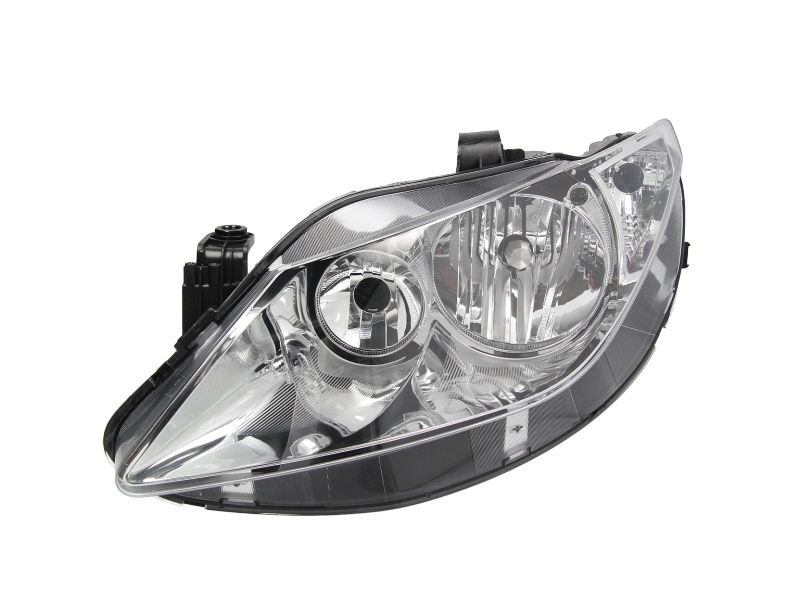 Far Seat Ibiza (6j), 04.2008-04.2012, Electric, tip bec H7+H7, omologare ECE, fara motoras, argintiu, 6J1941005C; 6J1941005D, stanga/dreapta, marca Depo