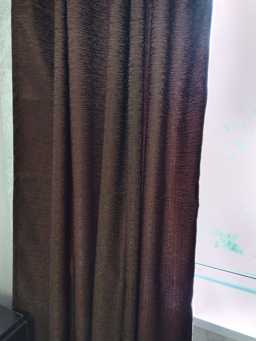Шторы блекаут. Коричневые