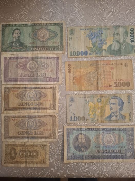 Set bancnote vechi