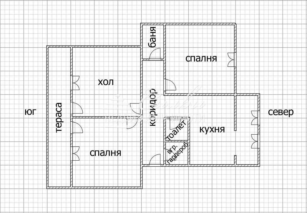Продава се Тристаен апартамент в Шумен, Тракия - 76 кв.м за 1777 €/кв.м - Снимка #16