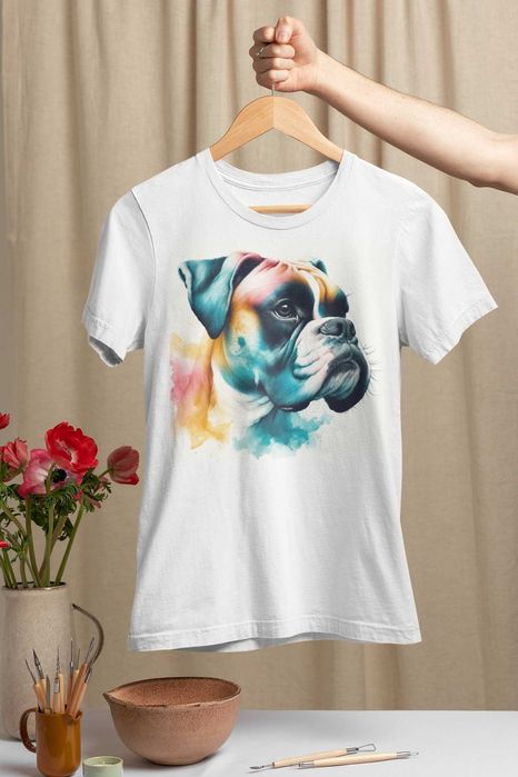 Тениски с уникални дизайни на кучета имаме и още