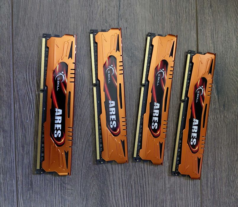 G.SKILL 32 GB DDR3 1600 MHz CL10 Ares LowProfile Quad