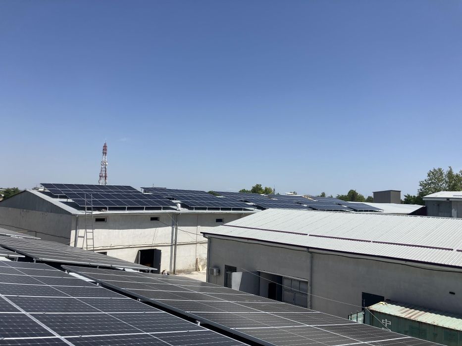 Солнечный панели Қуёш панеллари