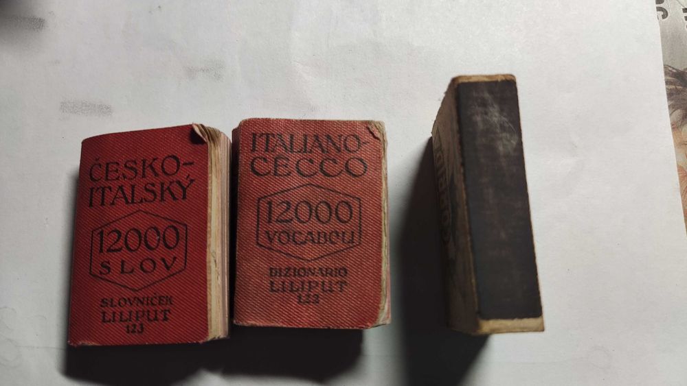 Мини речници Чех-Итал ,Итал-Чех