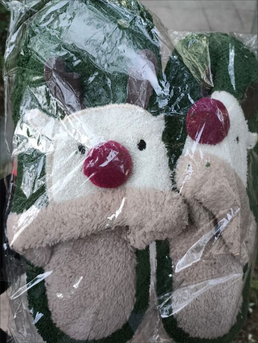 Новогодние домашние тапочки