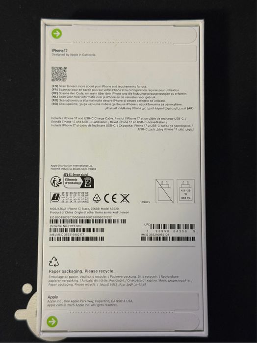 Iphone 17 256gb SIGILAT Garantie