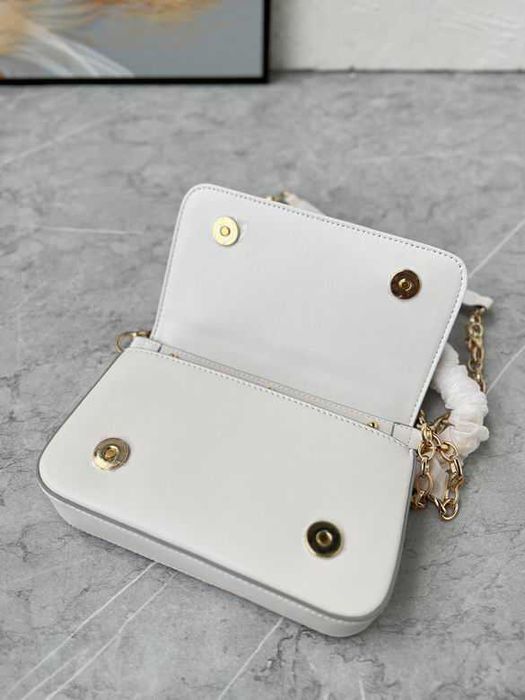 Geanta Dolce Gabbana Girls alb, 21 cm, Premium