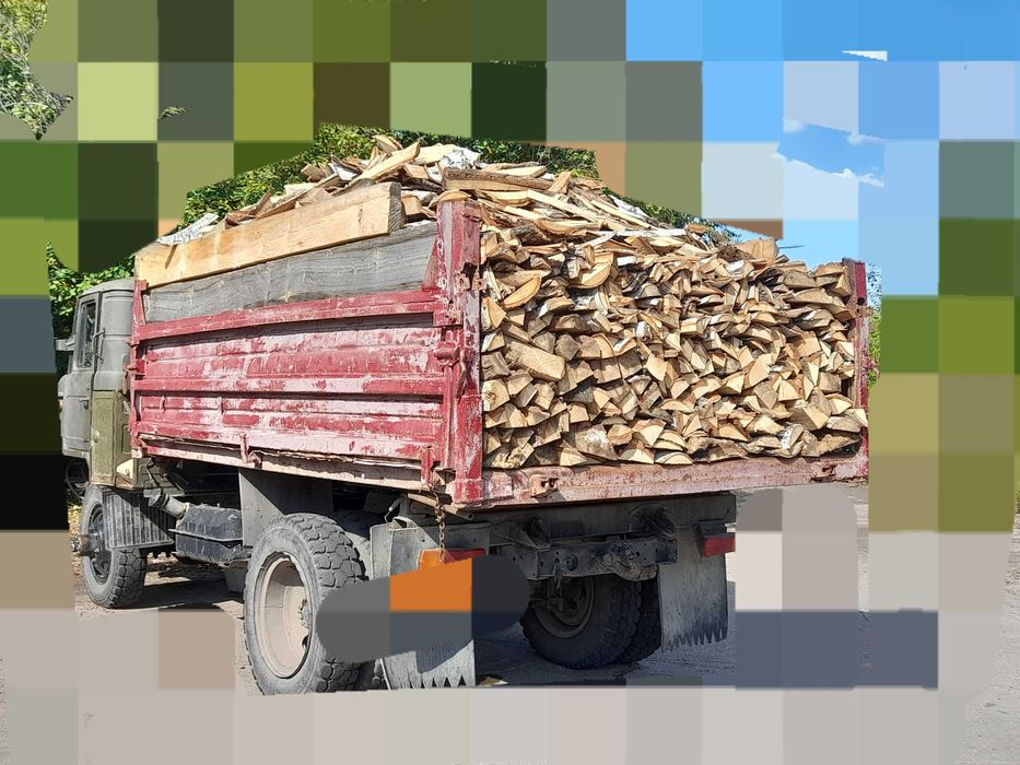 Продам горбыль колотый, сухой.