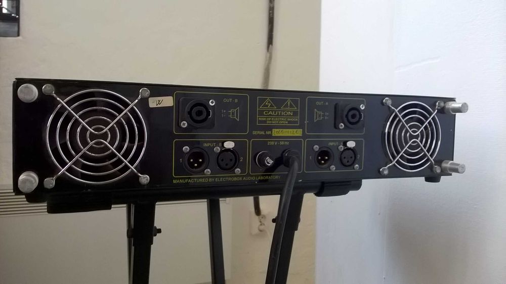 Amplificator  Putere Electrobox SPM 2000      2 x 500w - 8ohm, 2 x 1000w - 4 ohm
