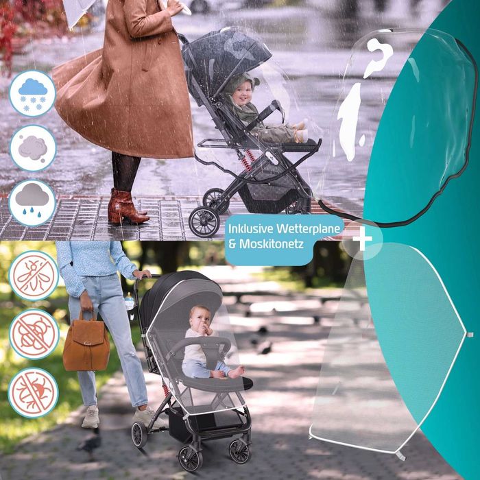 Сгъваема количка за деца 0-48 месеца - НОВА