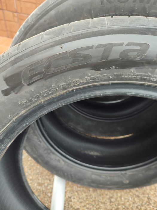 4 bucati Anvelope vara 215/55 R18 de la automobil nou achizitionat