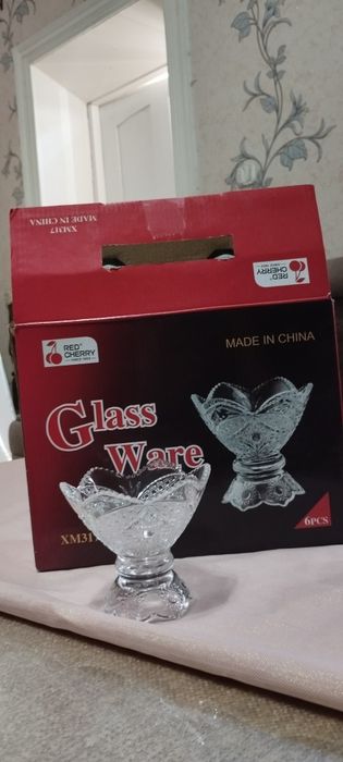 GLASS WARE Xrustal idish shisha idish