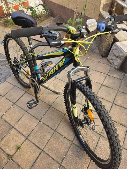 Bicicleta MTB dama, roti 26, full shimano, full disc, ca nou
