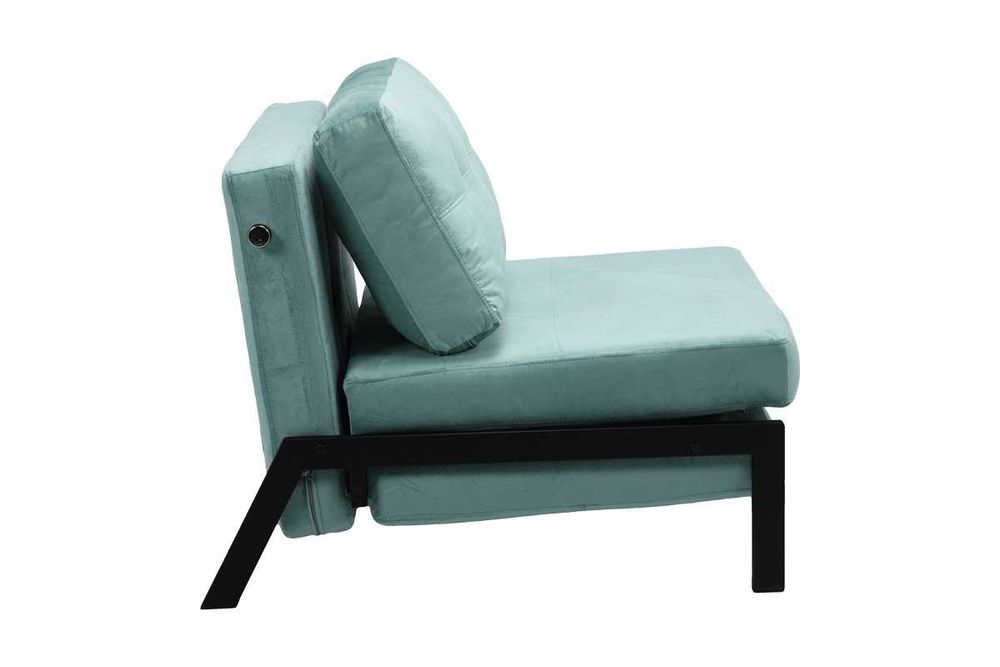 Фотьойл-легло Puzzle-home Fancy, Различни цветове, Кадифе, 95х98х70см.