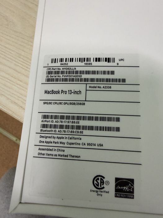 Macbook pro m1 2021 новый