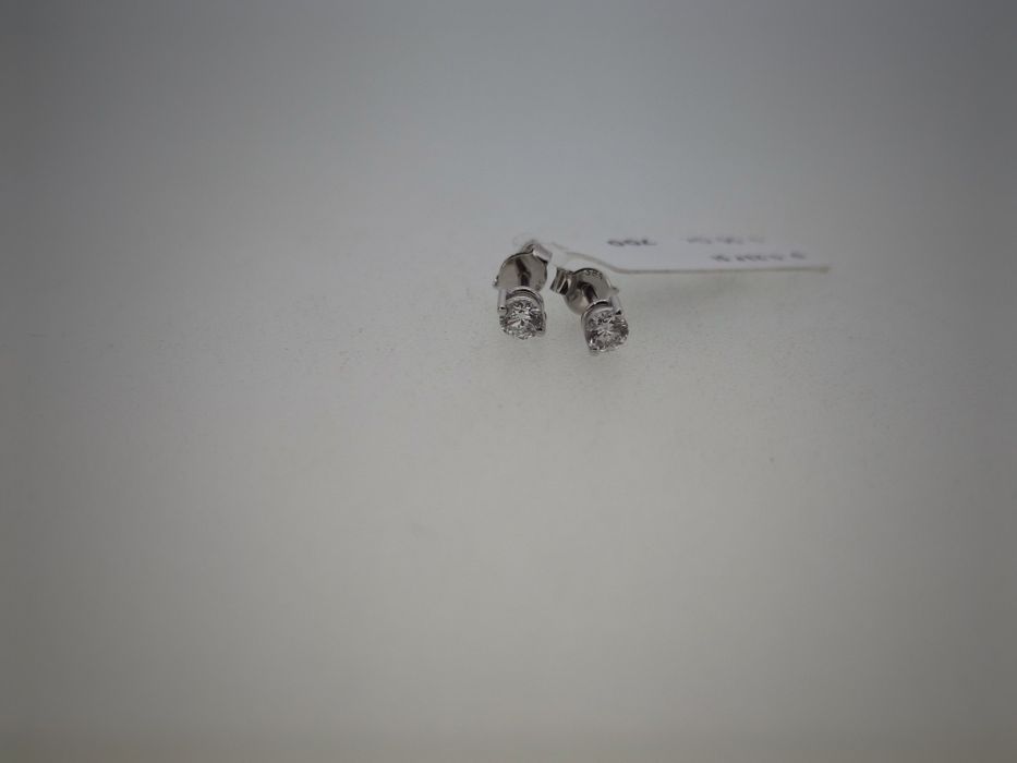 Cercei Solitaire cu diamante naturale 0.23ct F Și (r)