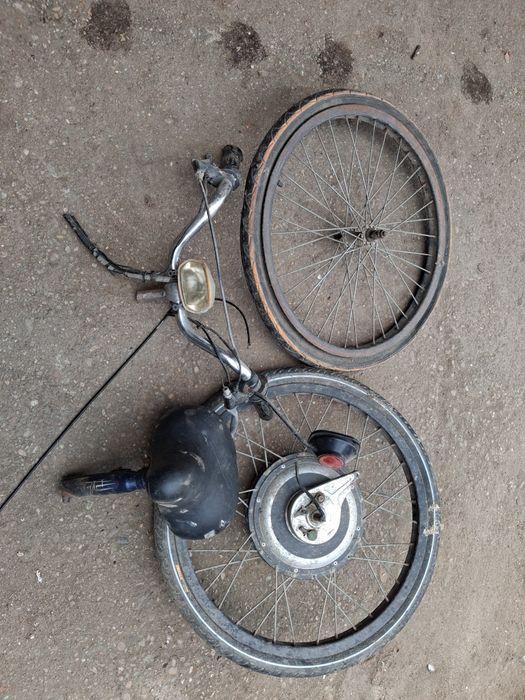 Roti bicicleta electrica ghidon si sezut