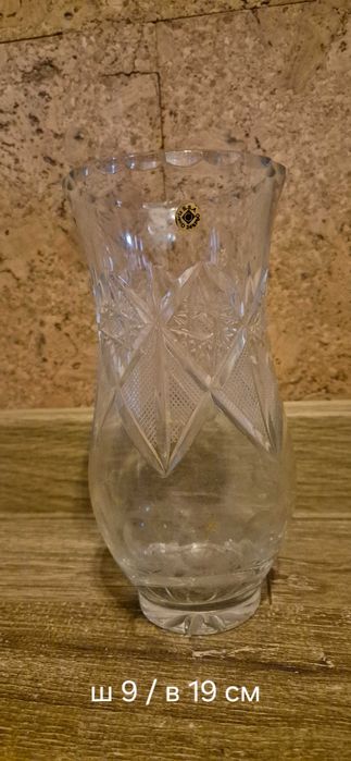 Кристални вази от оловен кристал