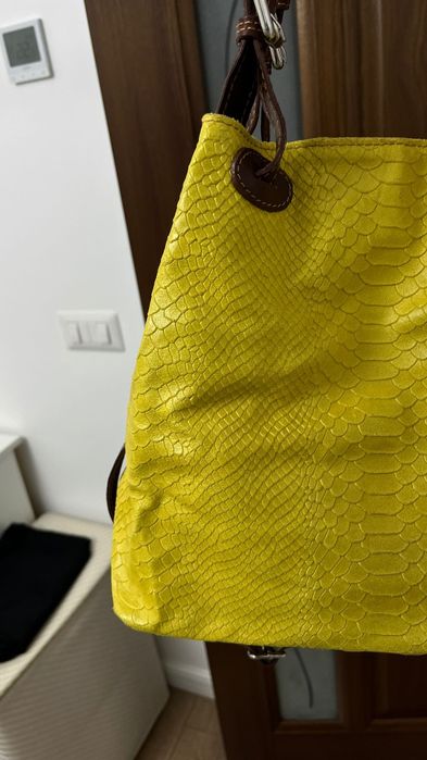 Geantă piele naturala