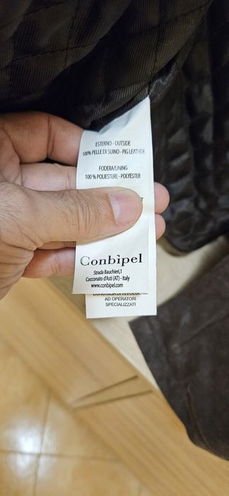 Мъжко яке от естествена кожа Conbipel