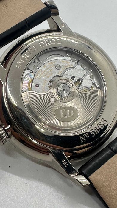 Jaquet-Droz Grande Date Aur Alb 43mm *CA NOU | CEAS + CUTIE*