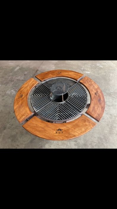 Plită grătar personalizat blat lemn