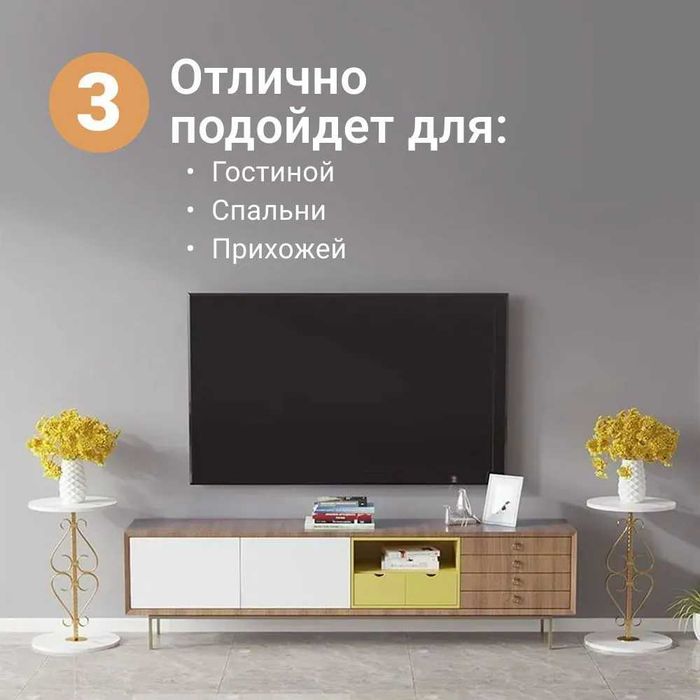 Прикроватный столик с полкой, столик приставной