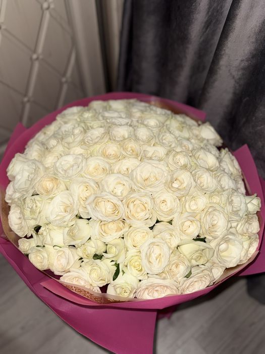 Продам 101 розу свежие, очень пышные