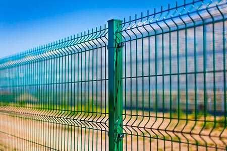 Забор из 3Д сетки под ключ