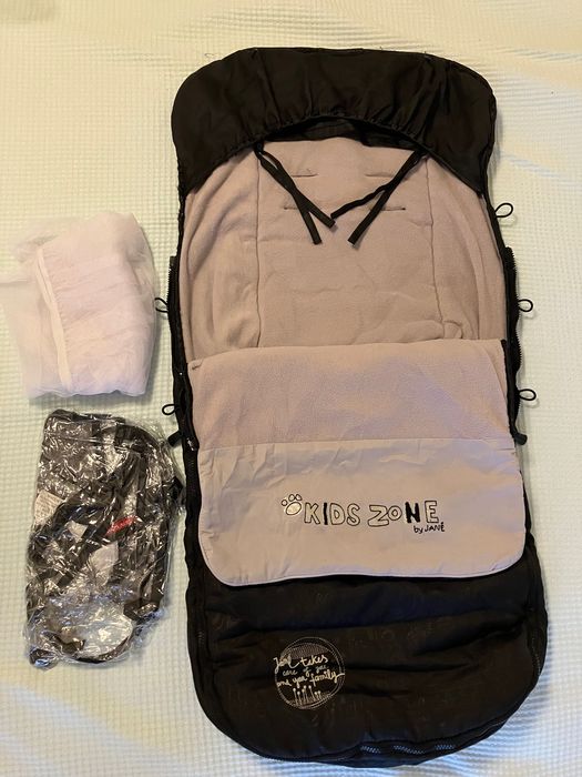 Количка MACLAREN 0м+ Quest Arc Railroad Stripe и зимен чувал