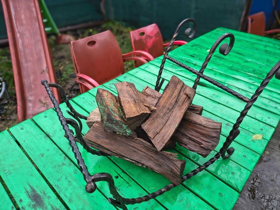 Suport lemne fier forjat