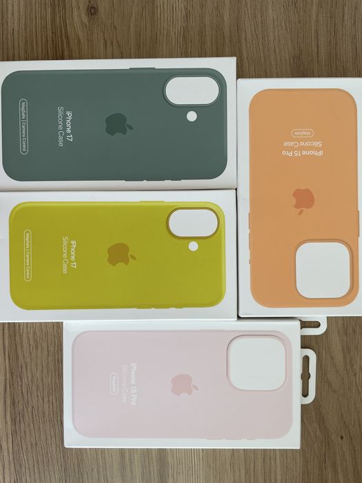 Huse silicon cu MagSafe iphone 17Pro/Max; 15Pro ori 16 sau 14Pro/Max