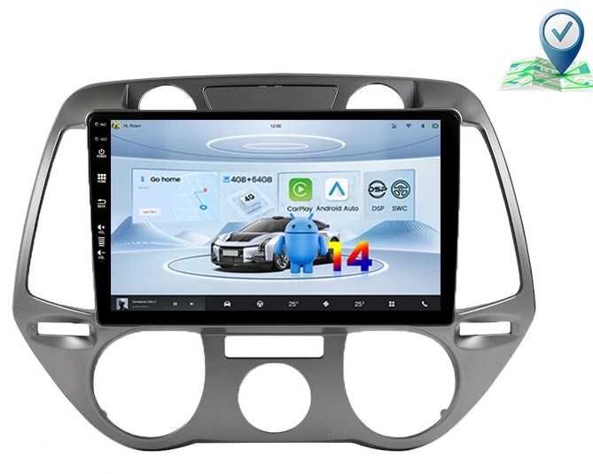 Мултимедия за Hyundai I20 Навигация дисплей плеър Android i20 2DIN GPS