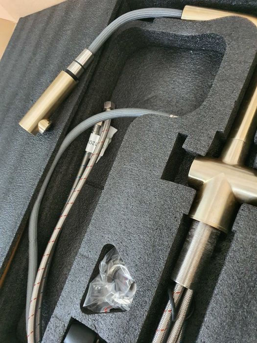 Baterie bucatarie Schock,dus extractibil, cartus ceramic,inox