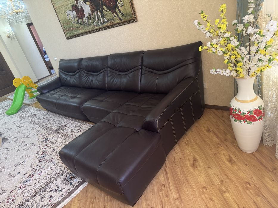 Таза кожа, кожанный диван